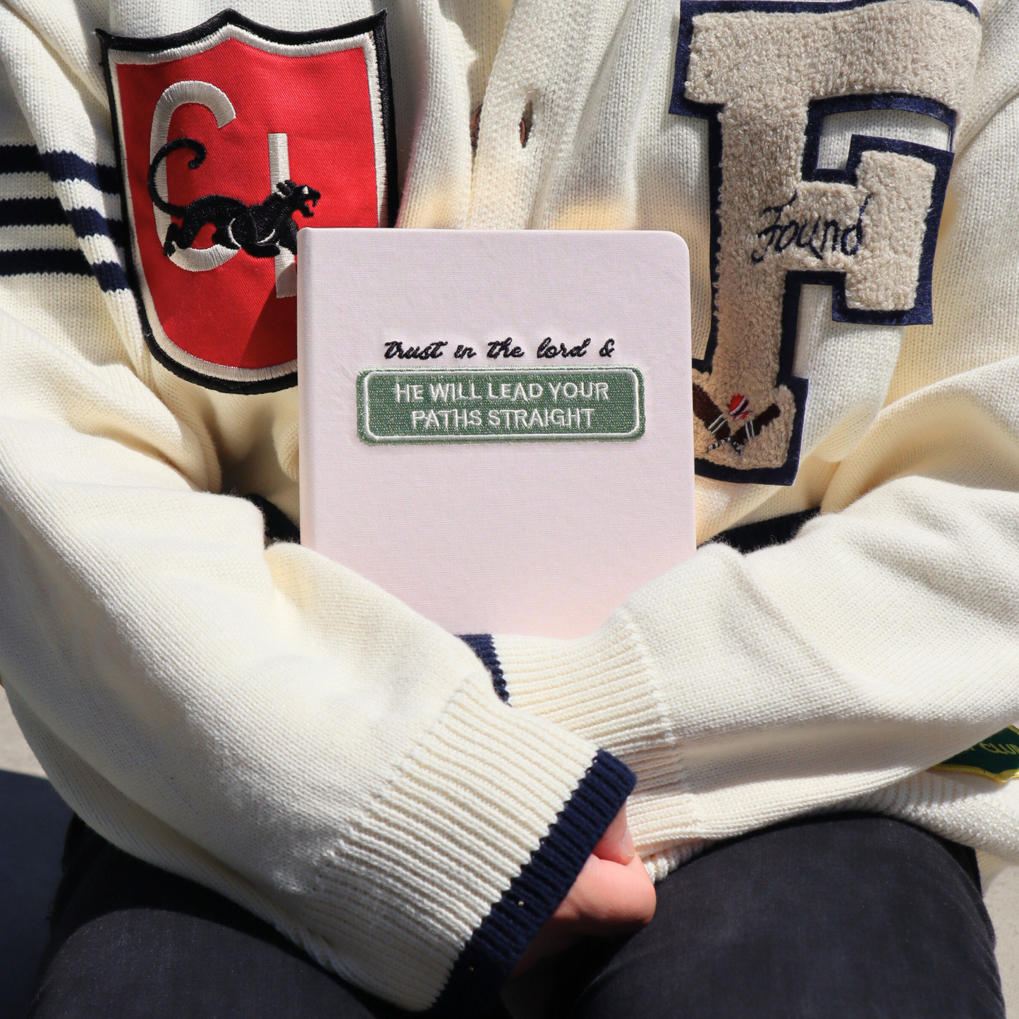 Embroidered A5 Notebook Trust in the Lord