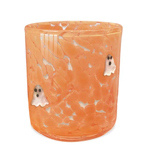 Candy Corn Ghost 12oz Icon Confetti Halloween Candle