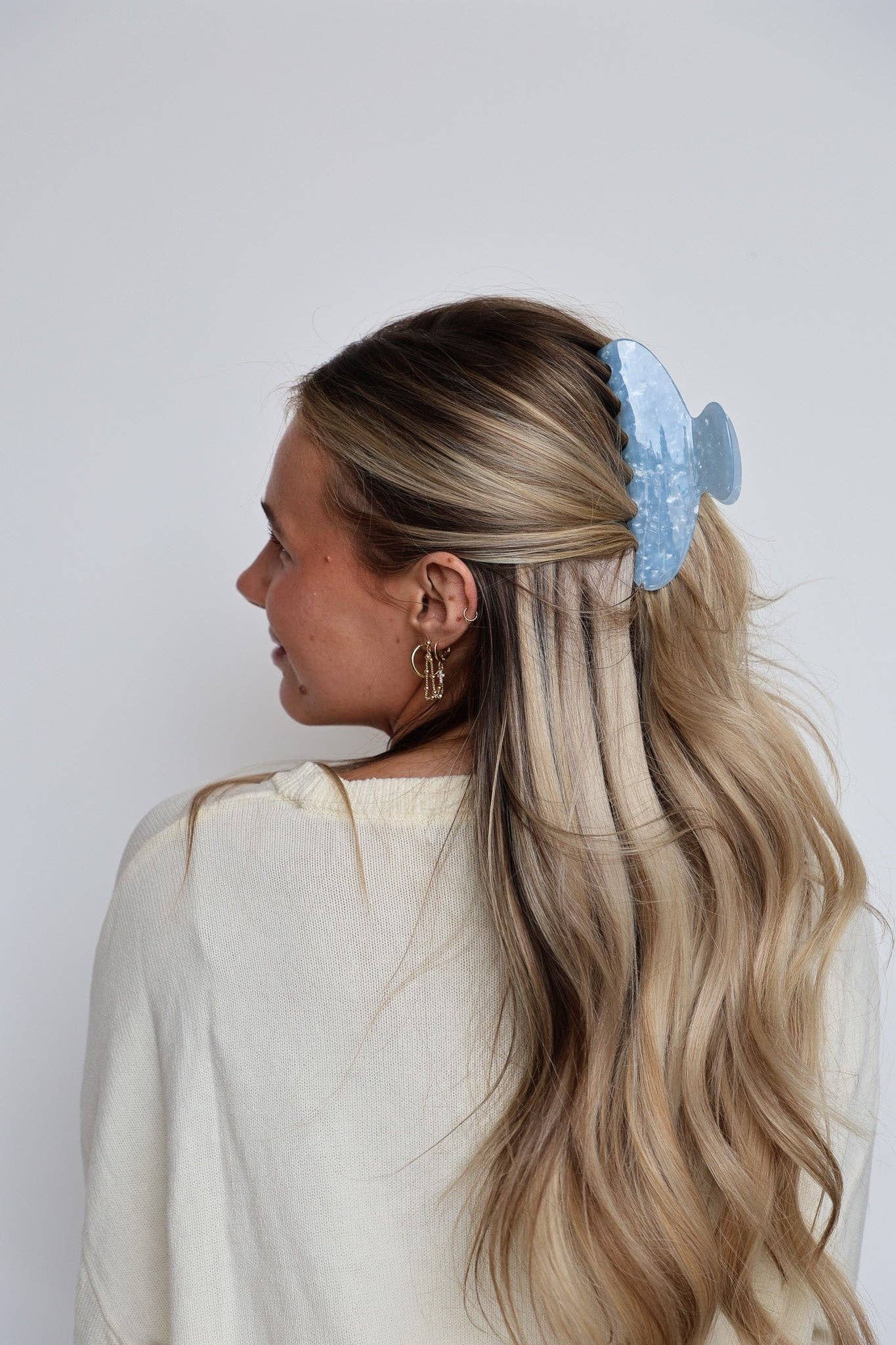 OVERSIZED ACETATE CLAW (4 COLORS)