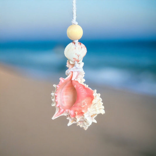 Pink Murex Shell Car Charm Diffuser