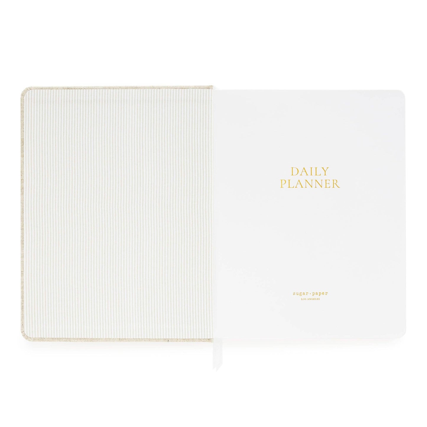 Undated Daily Planner, Pale Pink
