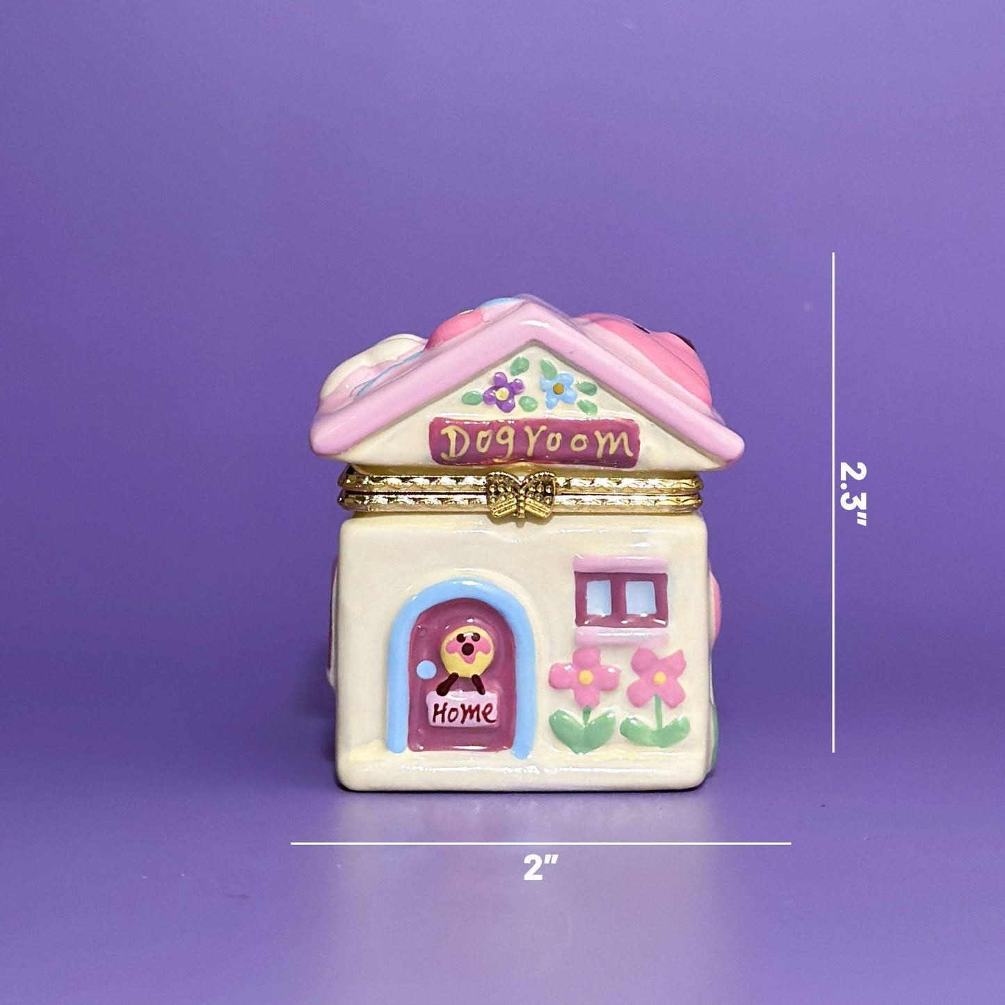 Puppy Cottage Trinket Box