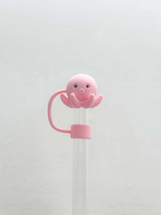 Straw Cover 10MM "Pink Octopus"