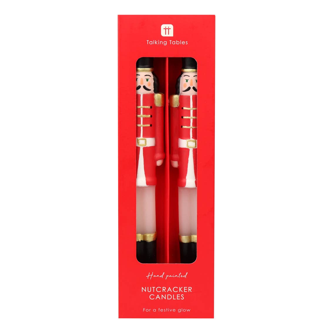 Nutcracker Christmas Candles 2 Pack