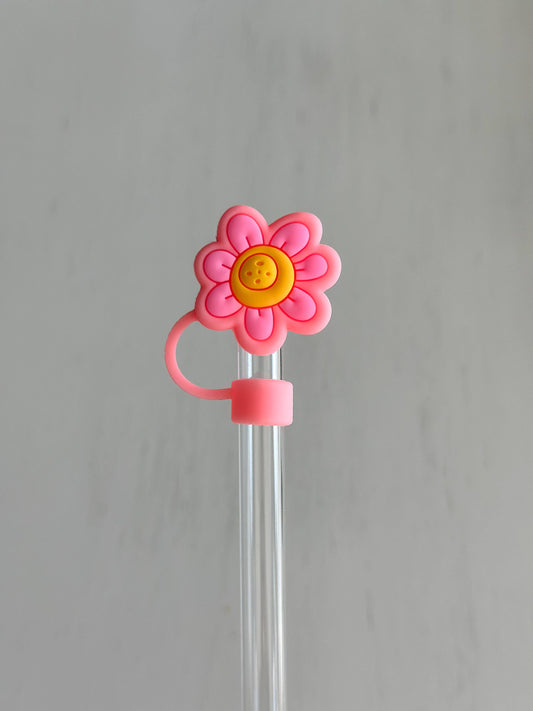 Straw Cover 10MM "Happy Flower"