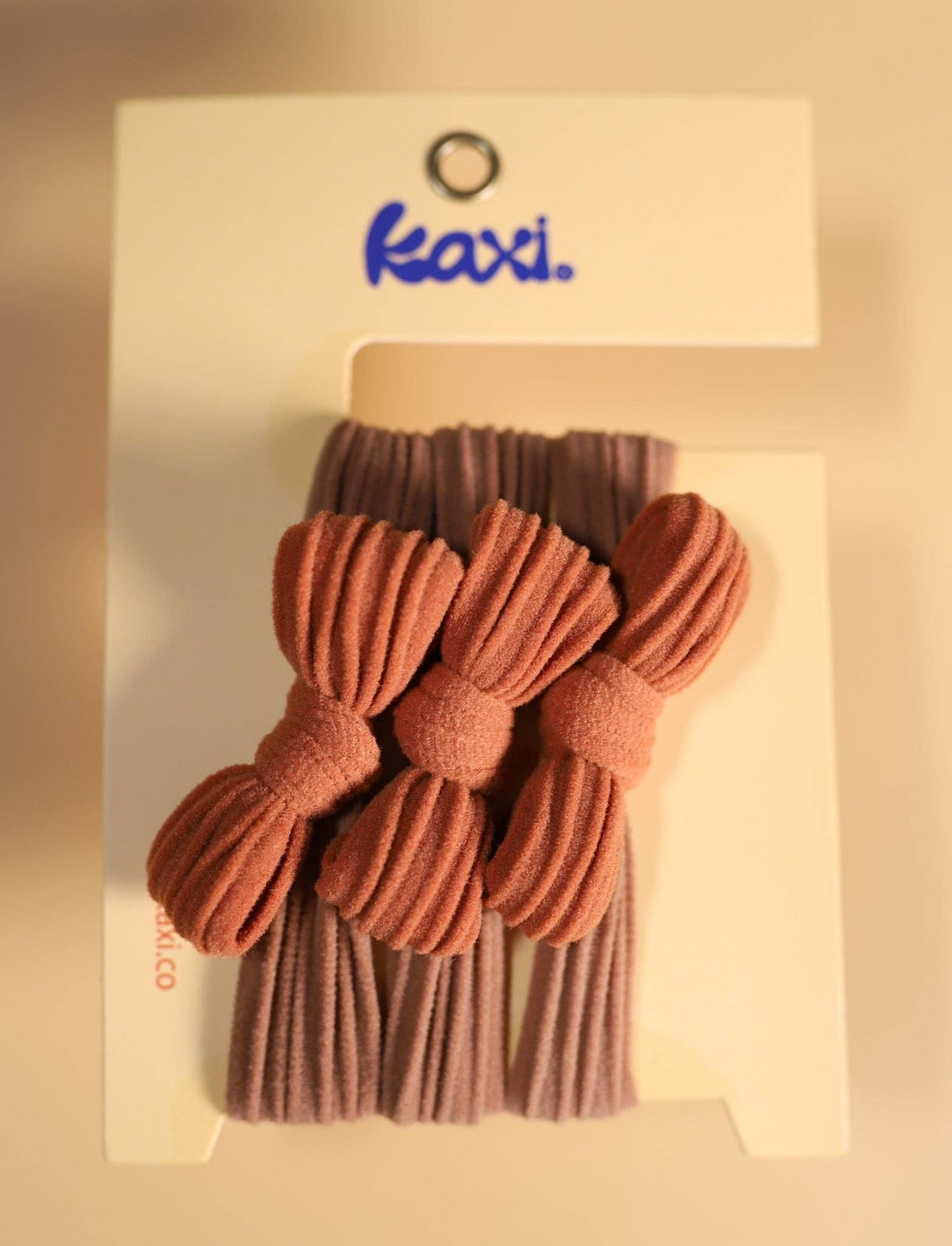 Two Toned Bow Slick Back Hair Ties