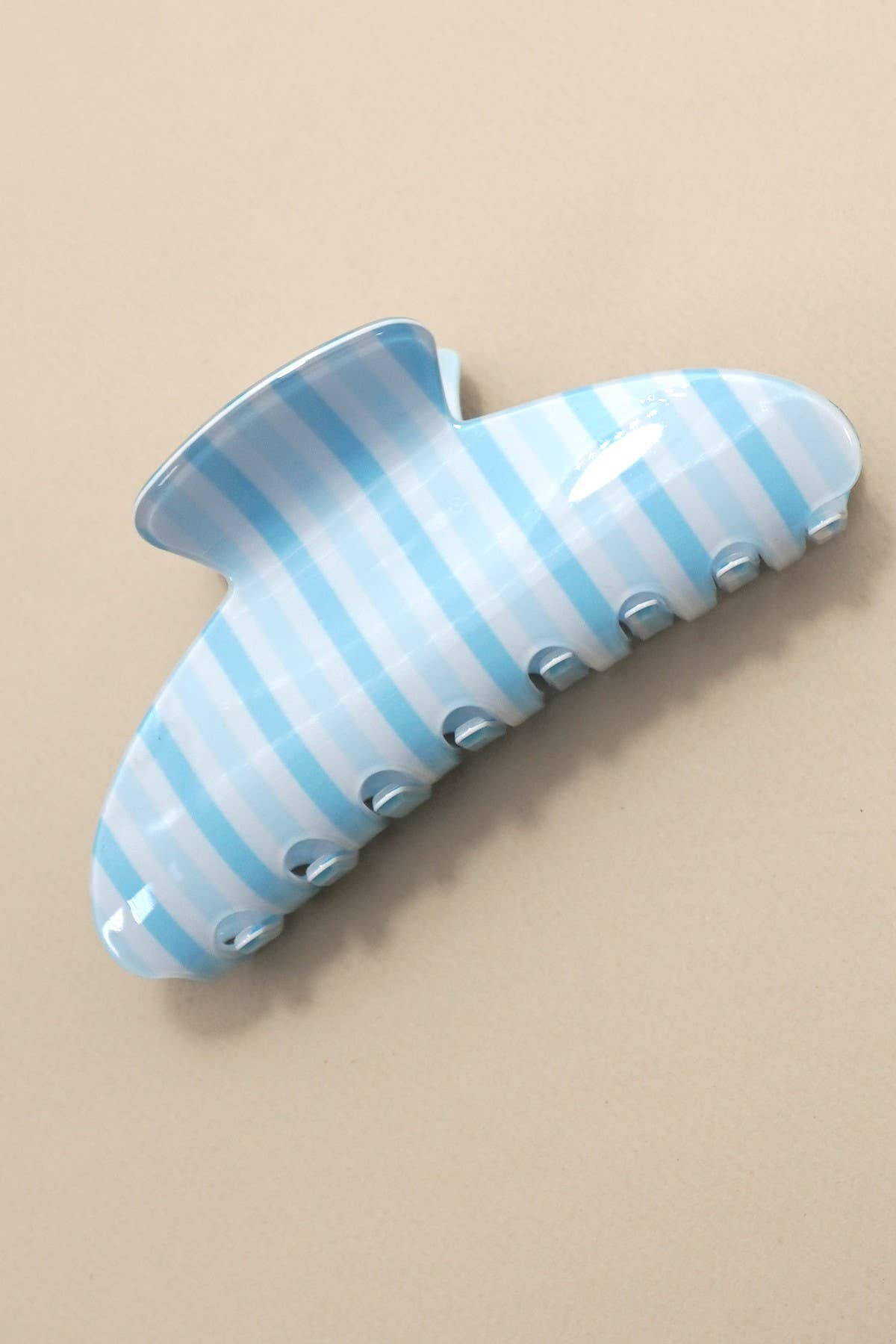 Stripe Hair Claw Clips