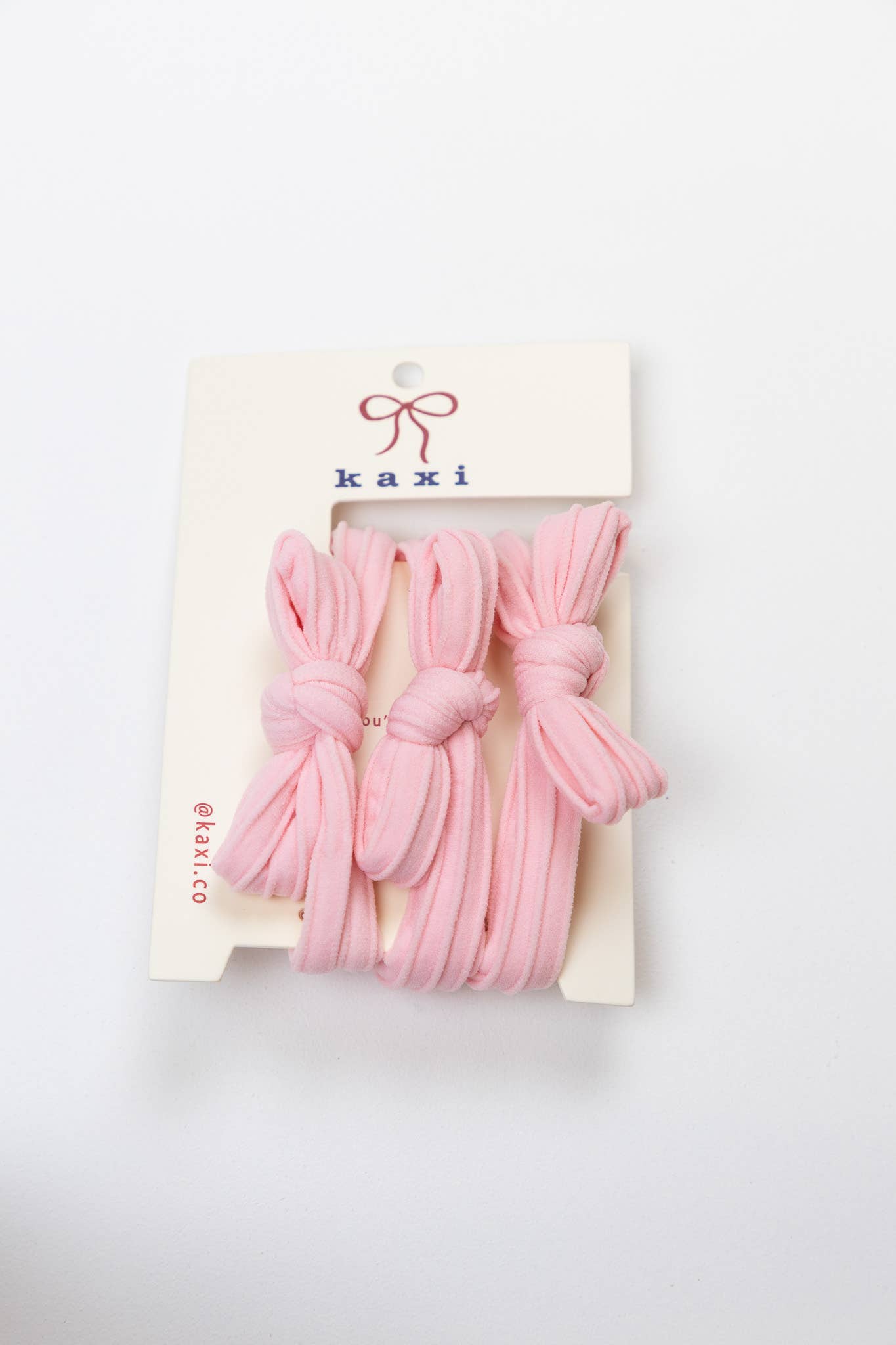 Nylon Bow Slick Back Hair Ties