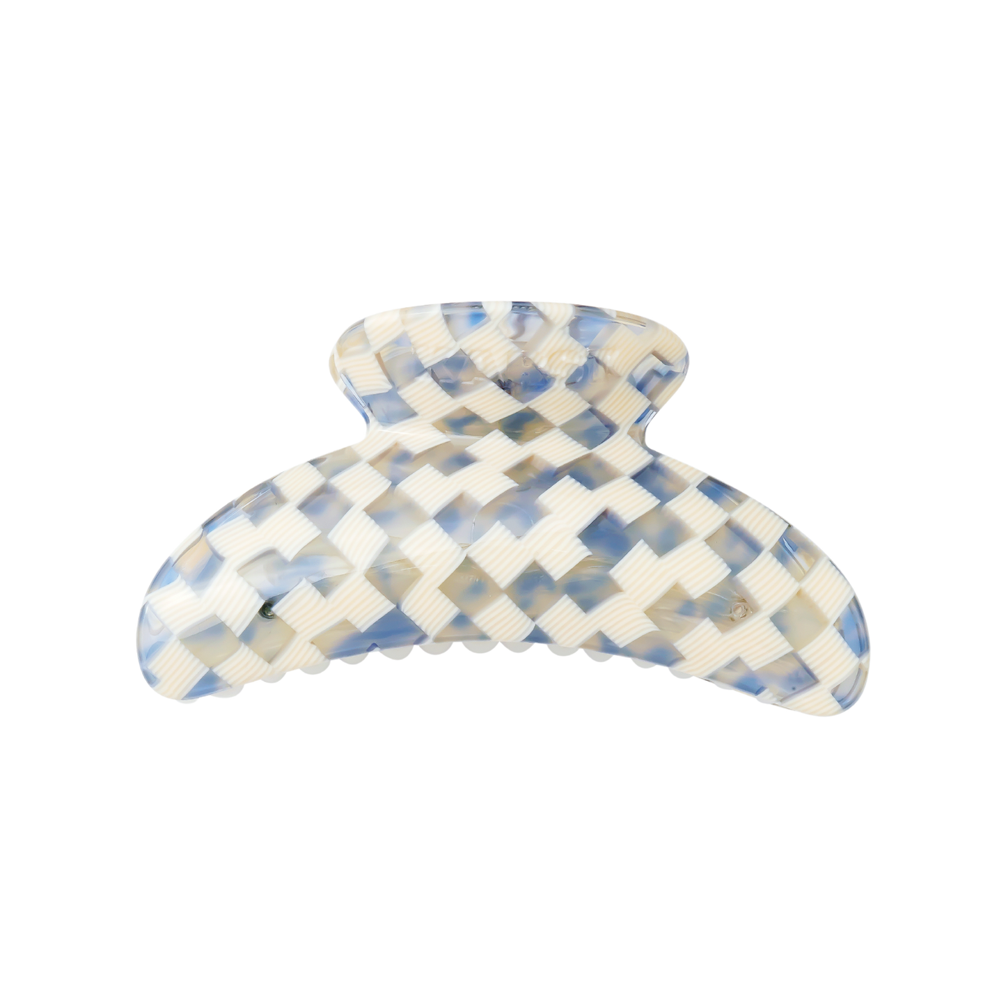 SuperClip Hair Claw — Sky Checker
