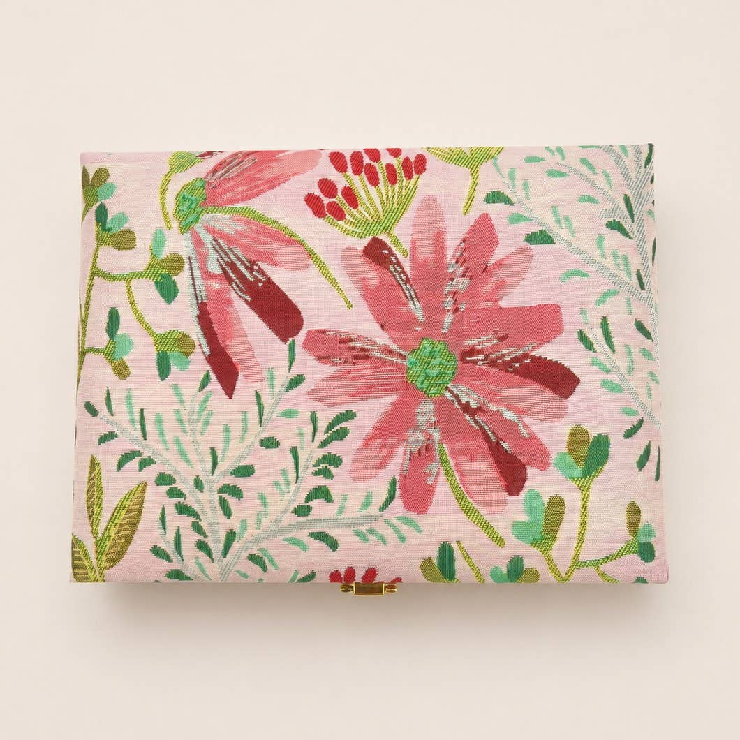 Floral Print Jewelry Case