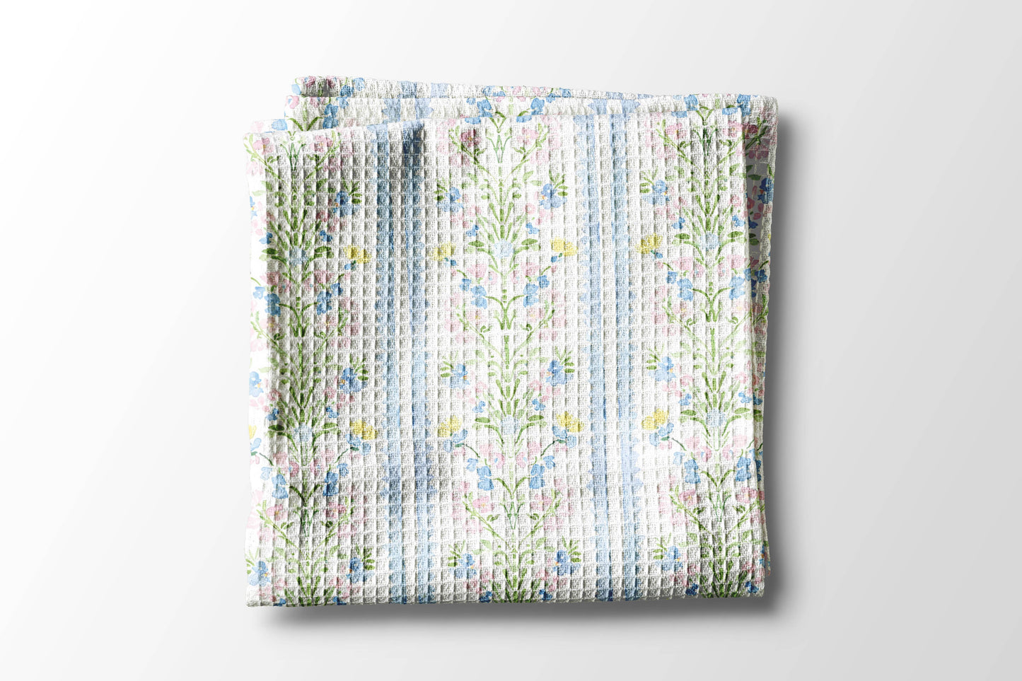 Floral Stripe Kitchen Towel