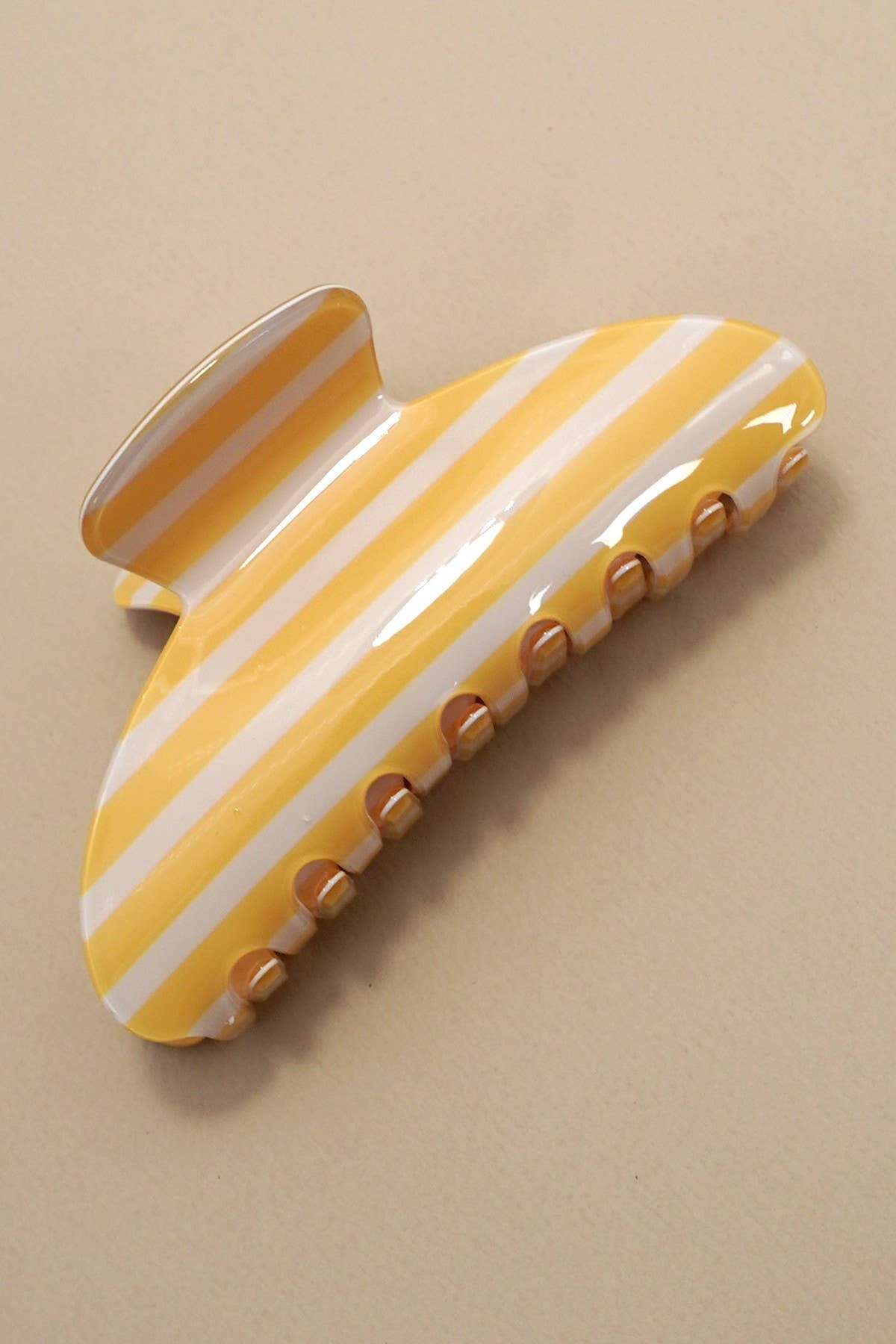 Stripe Hair Claw Clips