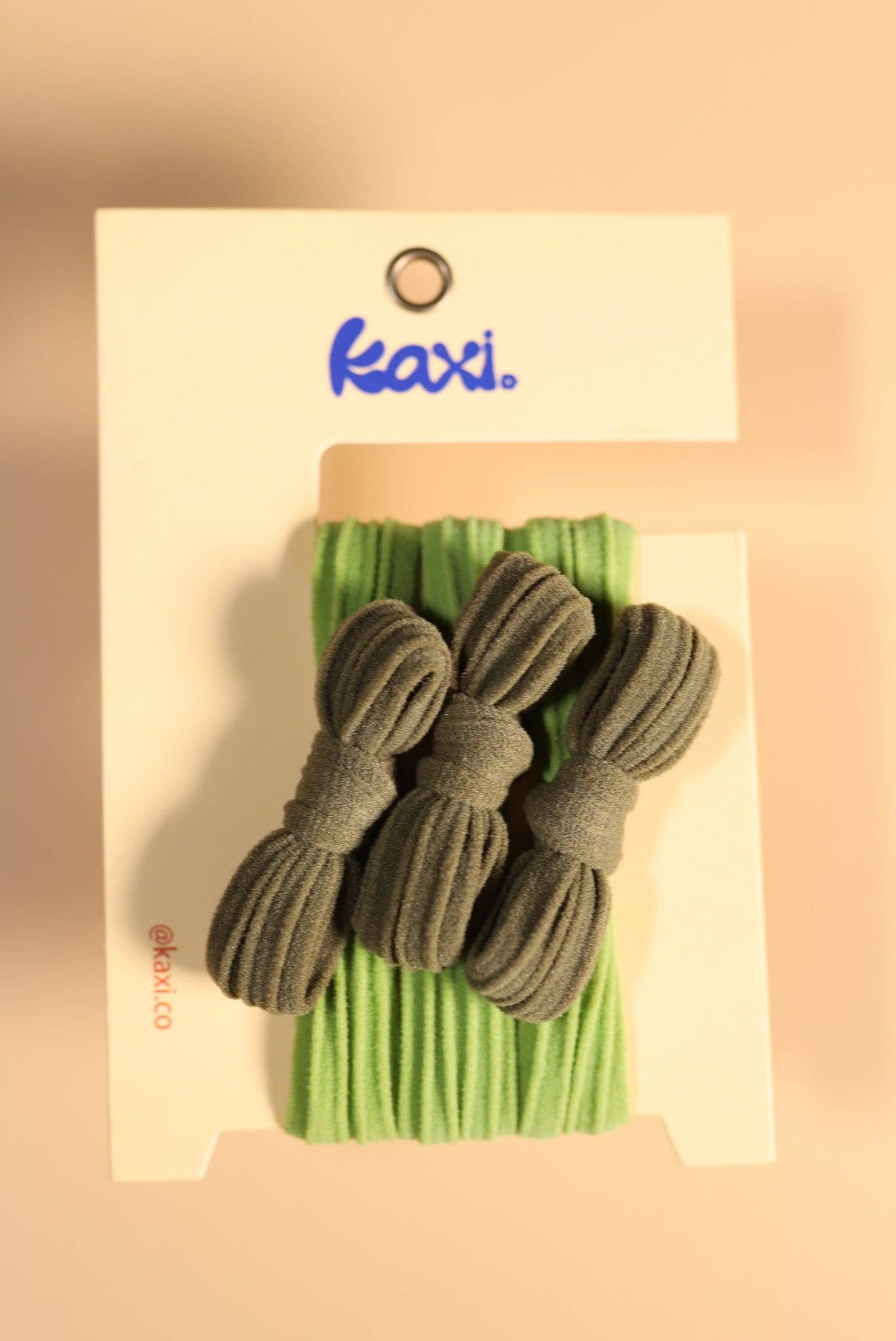 Two Toned Bow Slick Back Hair Ties