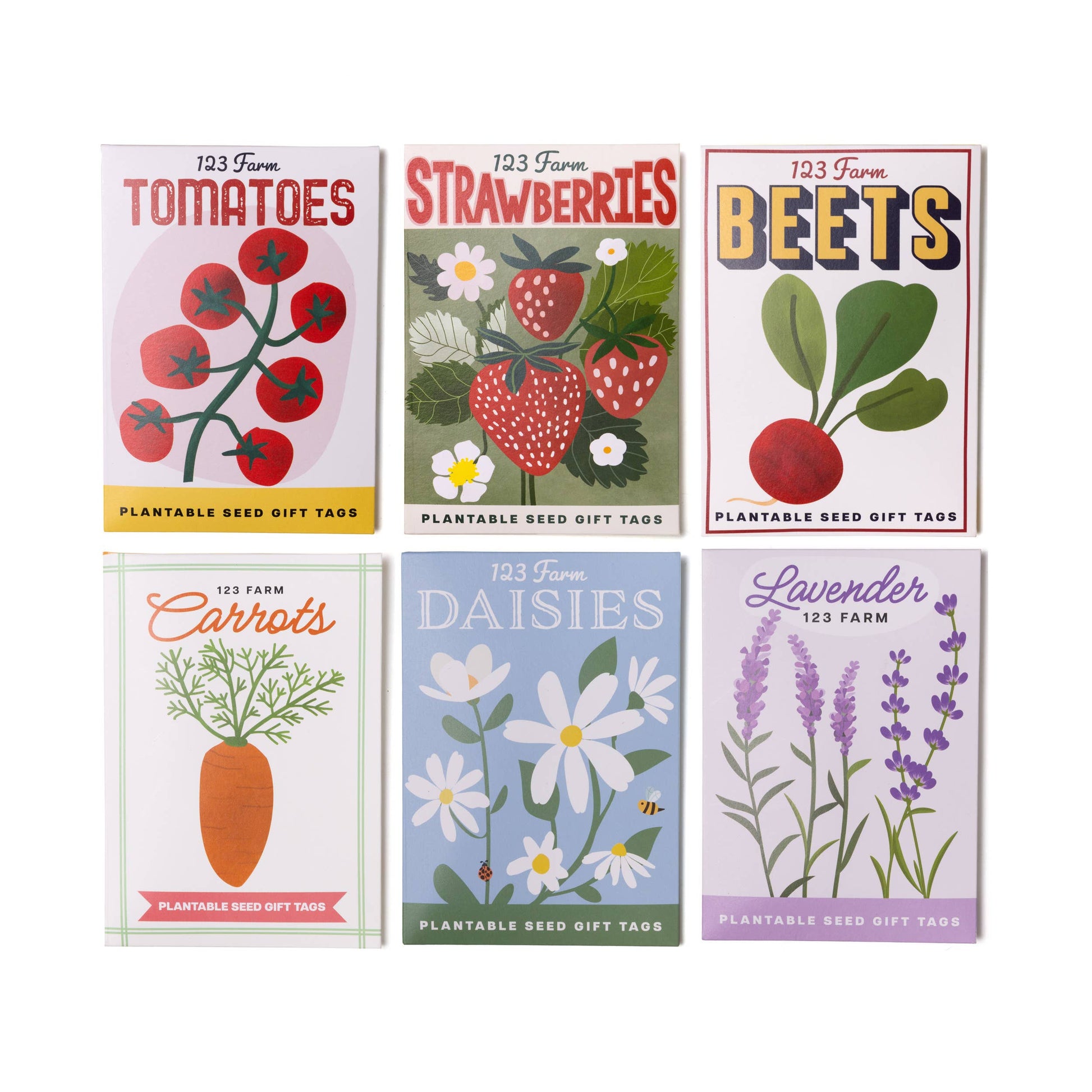 plant seed gifts Plantable Seed Gift Tags - Vintage Seed Design, 5 Gift Tags