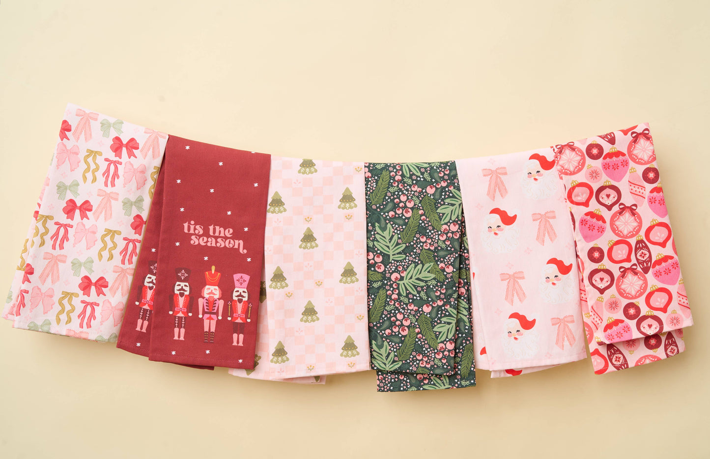 Tea Towel-Merry Ornaments