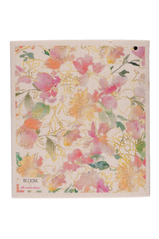 Pretty in Pink Swedish Dishcloth