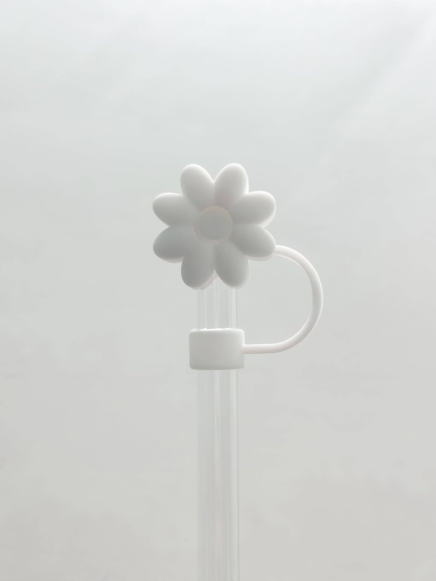 Straw Cover 10MM "White Flower"