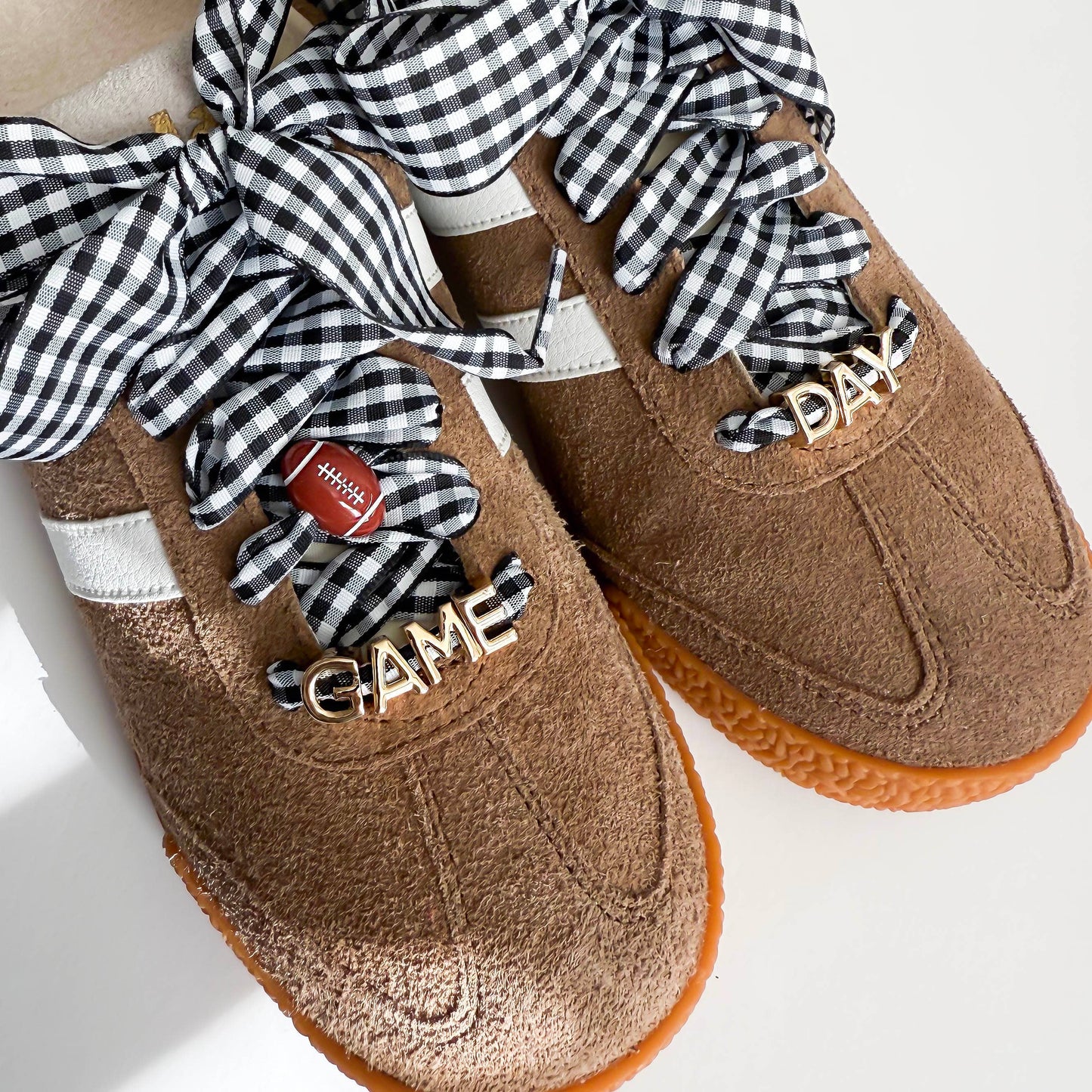 Game Day Gingham Sneaker Lace Charm Set – GAMEDAY