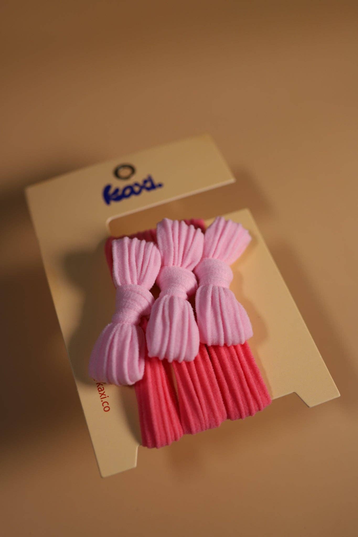 Two Toned Bow Slick Back Hair Ties