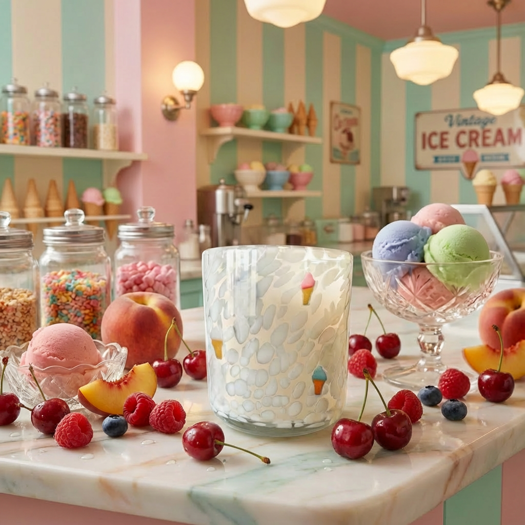 Sherbet Cone Icon 12oz Candle