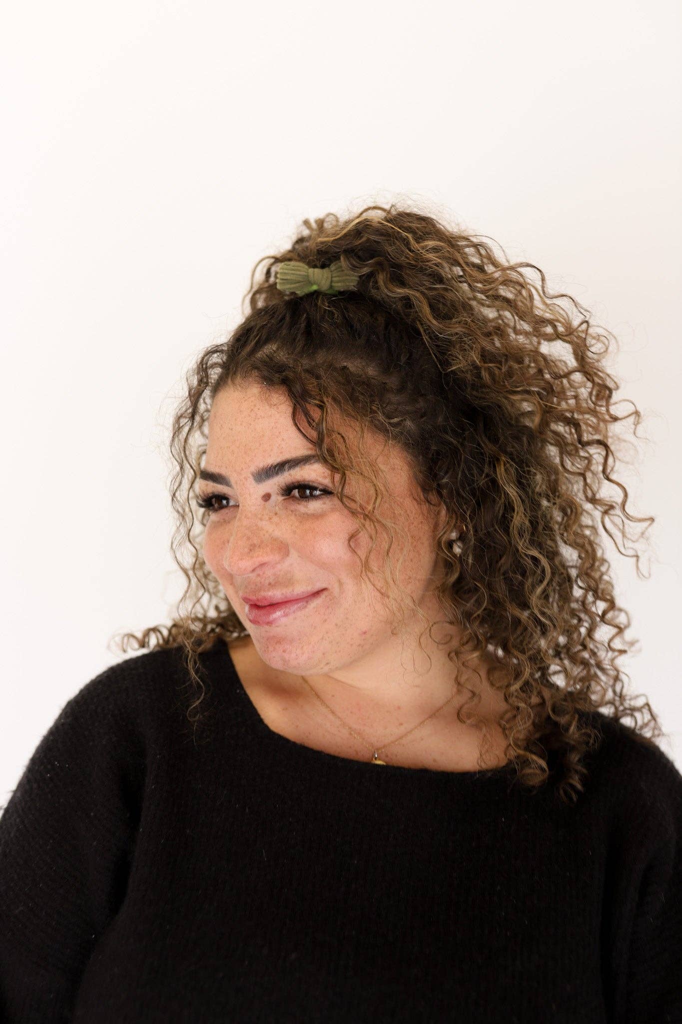 Two Toned Bow Slick Back Hair Ties