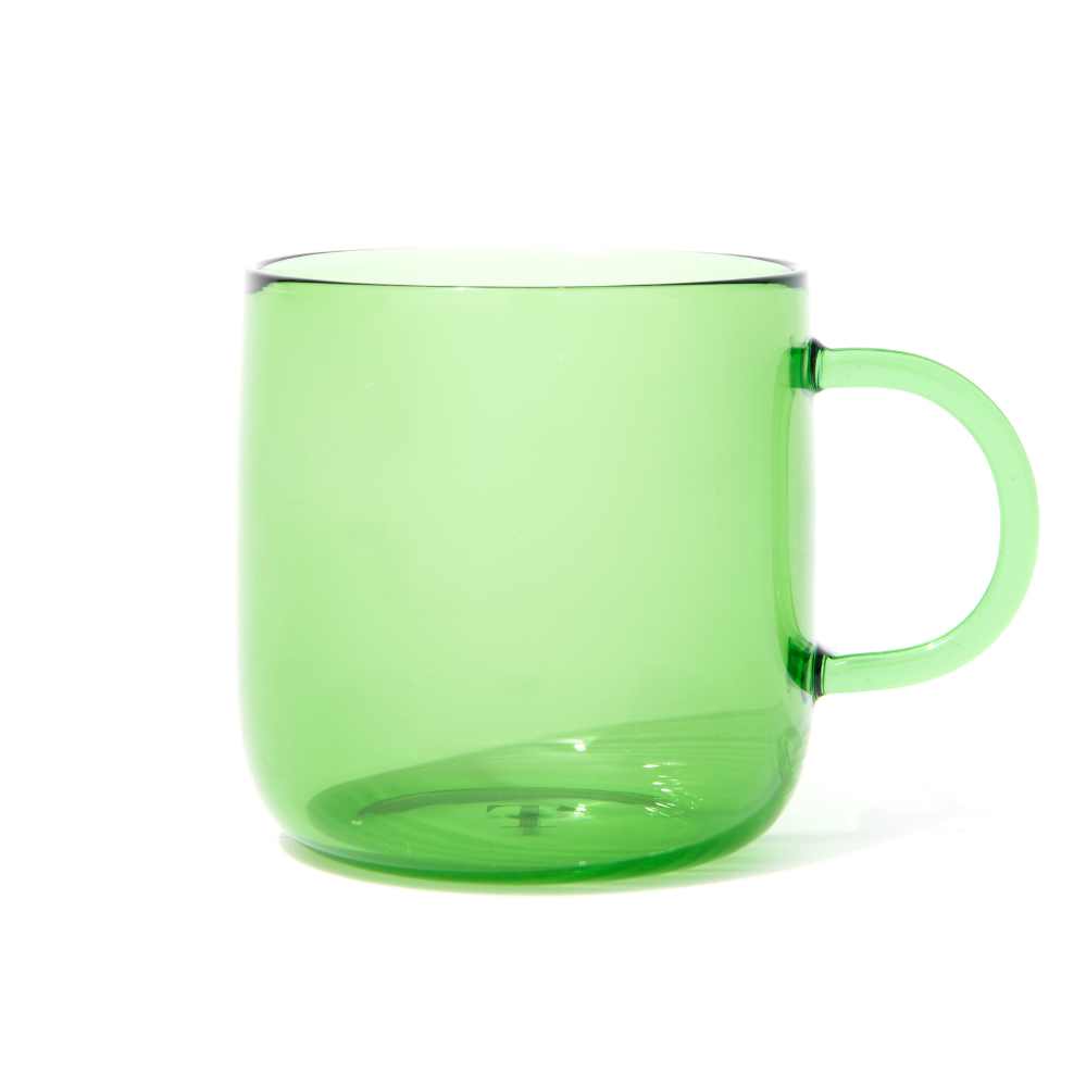 Colorful Glass Mug | Green