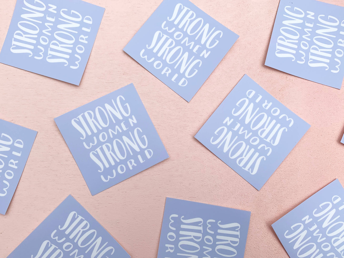 Strong Women Strong World Vinyl Sticker
