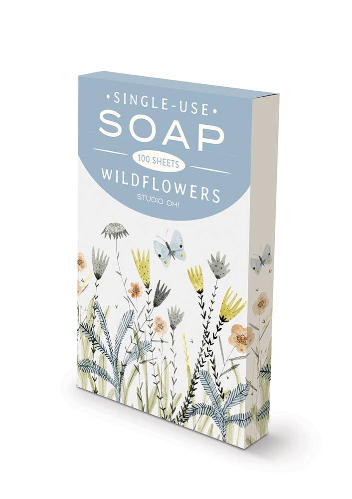 Single-Use Soap Sheets Wildflowers