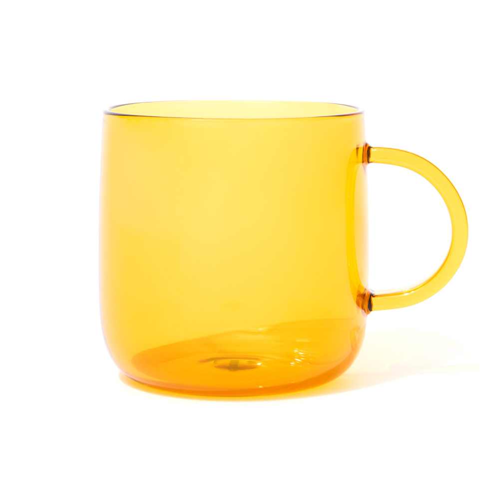 Colorful Glass Mug | Yellow