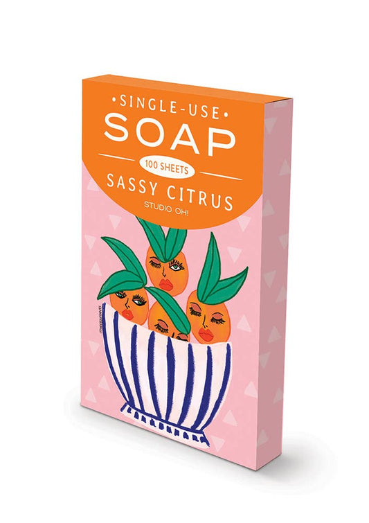 Single-Use Soap Sheets Sassy Citrus
