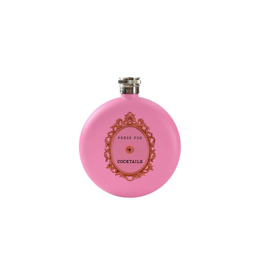 Round Flask Pink - Press For Cocktails