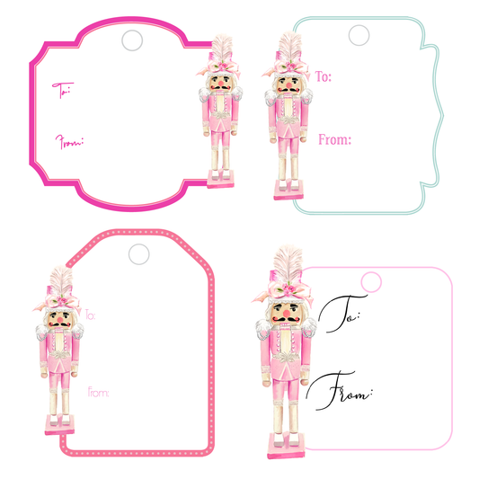 Couture Nutcracker Writeable Gift Tag