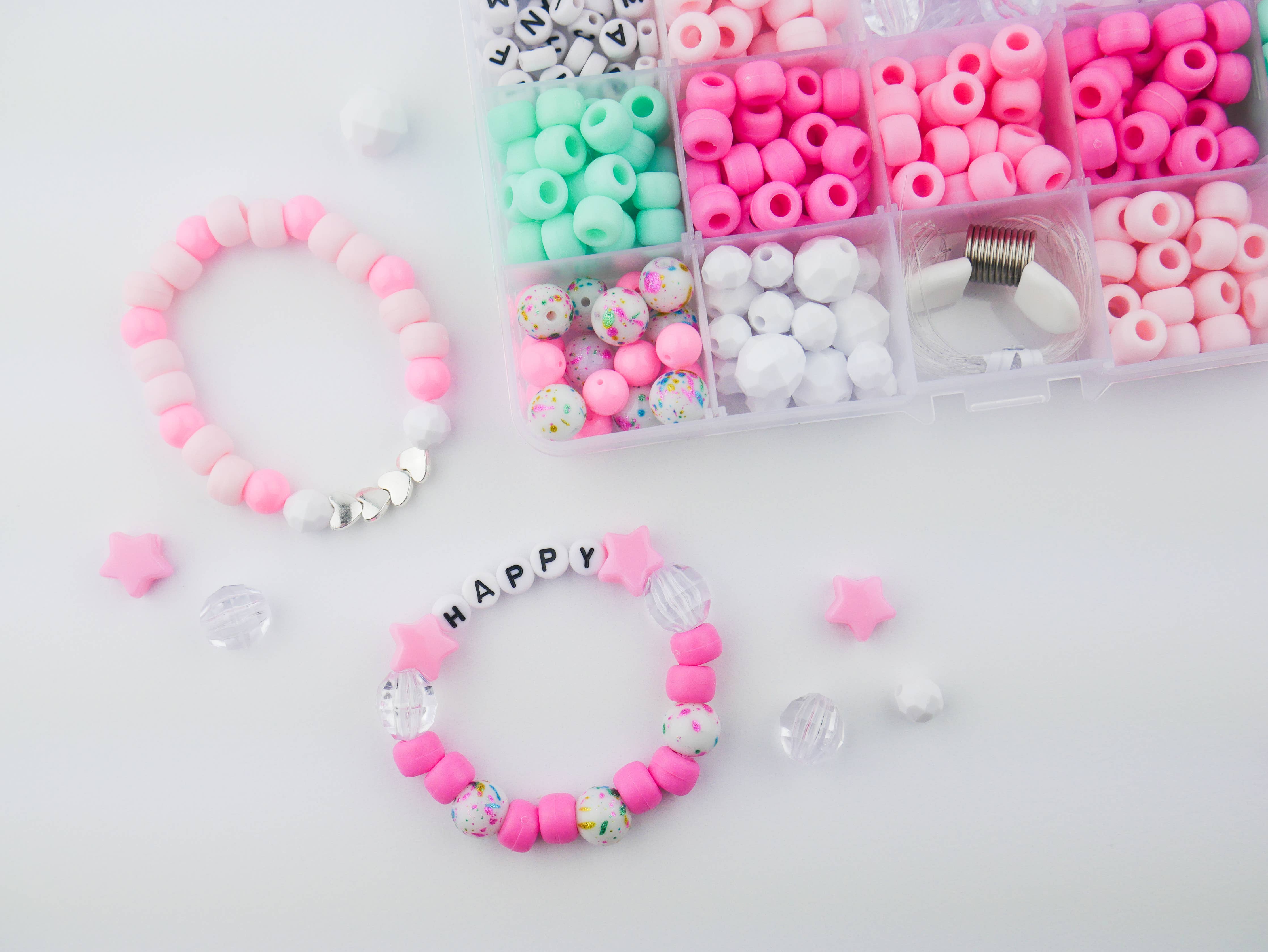 Syga Beads for Kids Crafts Children's Jewelry Making Kit DIY Bracelets –  sygaindia