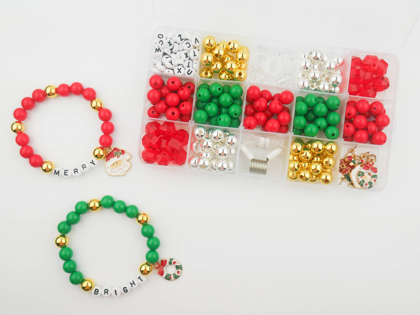 Christmas DIY Stretchy Bracelet Craft Kit