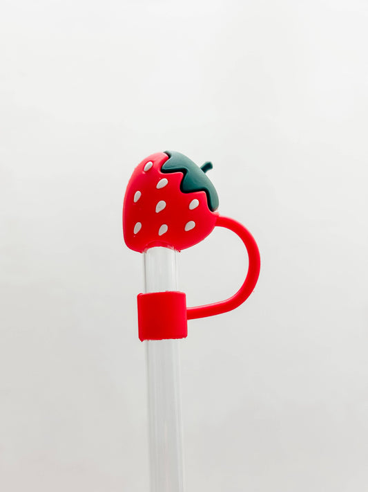 Straw Cover 10MM "Red Strawberry"
