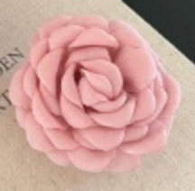 Handmade Peony Flower Claw Clip