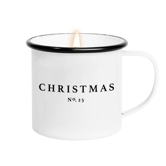 Christmas Soy Candle - Coffee Mug Candle - 11 oz